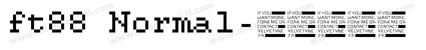 ft88 Normal字体转换
